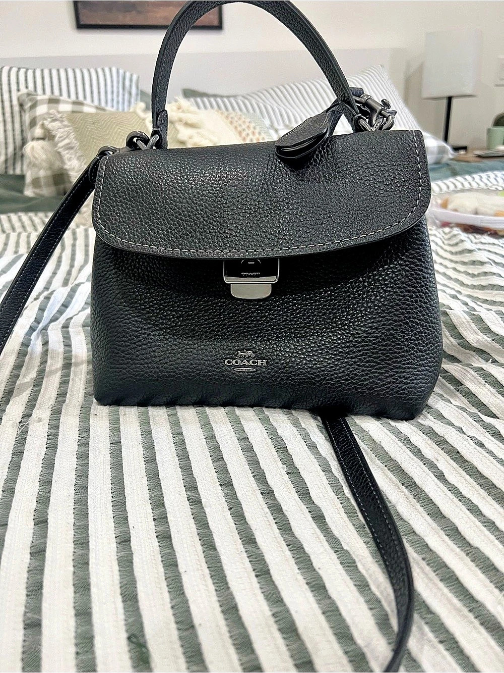 Coach Black Emory Top Handle